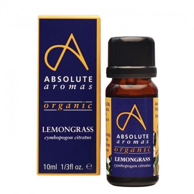 Ефірна олія ЛЕМОНГРАС органічна, 10 мл, Absolute Aromas