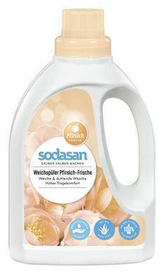 Органический смягчитель-ополаскиватель тканей Fabric Softener для быстрого глажения, 0.75 л, Sodasan