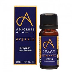 Ефірна олія ЛИМОН органічна, 10 мл, Absolute Aromas