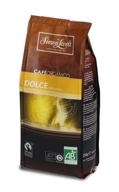 Кава мелена CAFÉ ORGANICO DOLCE ARABICA, 250г, Simon Levelt - до 13.10.2021
