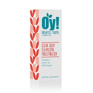 Крем для обличчя Clear Skin Cleansing Moisturiser, 50 мл, Oy! Organic Young