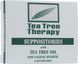 Супозиторії вагінальні з олією чайного дерева, 6 шт, Tea Tree Therapy, 6 шт