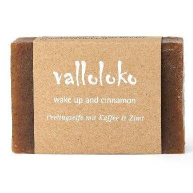 Твердое мыло-скраб с кофе и корицей Wake Up and Cinnamon, 100 г, Valloloko