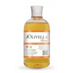 Гель для ванны и душа Апельсин на основе оливкового масла, 500 мл, Olivella