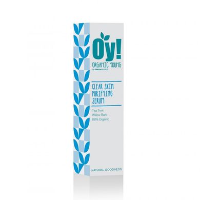 Лечебная сыворотка для кожи Clear Skin Purifying Serum, 30мл, Oy! Organic Young