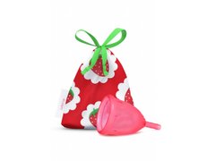 Менструальна чаша Sweet strawberry, LadyCup, Меньший (S)