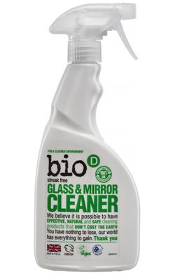 Эко моющее средство для стекла и зеркал Glass & Mirror Spray, 500 мл, Bio-D