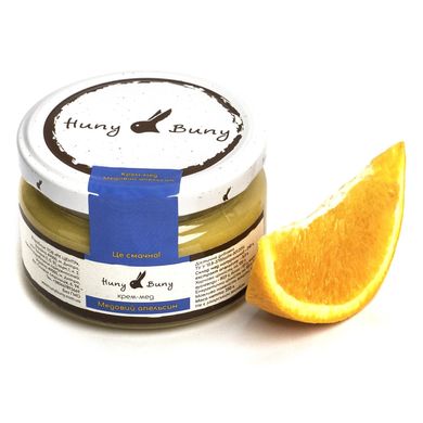 Крем мед Медовый апельсин, 250г, Huny Buny