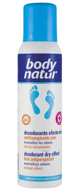 Дезодорант-антиперспірант для ніг - ефект сухих ніг Anti-perspirant Deodorant, 150 мл, Body Natur