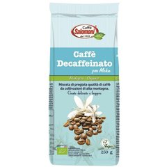 Органічна кава арабіка без кофеїну мелена, 250 г, Salomoni
