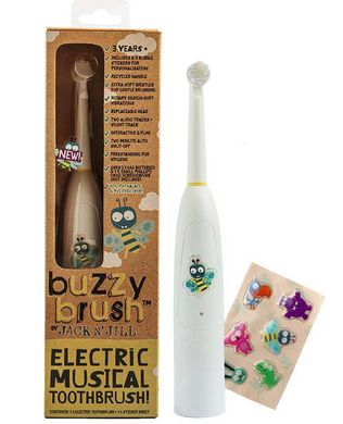 Электрическая зубная щетка с музыкой Buzzy Brush (от 3 лет), Jack N' Jill, 1 шт
