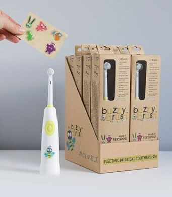 Електрична зубна щітка з музикою Buzzy Brush (від 3 років), Jack N 'Jill, 1 шт