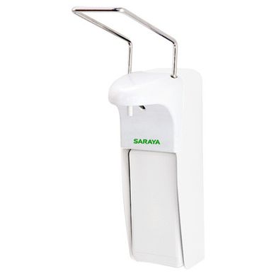 Дозатор локтевой механический для дозирования жидкого мыл, антисептика MDS - 1000 PW, Saraya