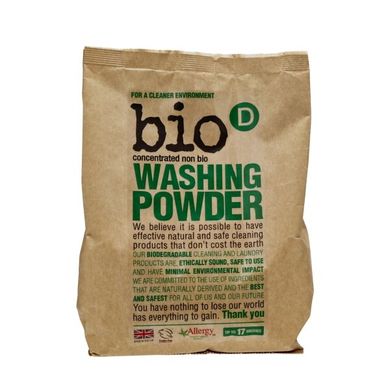 Концентрований еко пральний порошок Washing Powder, 2 кг, Bio-D, 1 кг