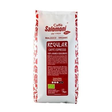 Органический кофе эспрессо REGULAR 100% Арабика, 1 кг, Salomoni