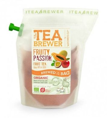 Чай фруктовый органический Fruity Passion, в упаковке для заваривания, 9г, GROWER'S CUP