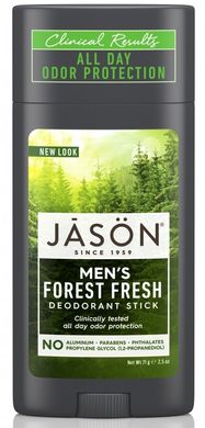 Твердый дезодорант стик Лесная Свежесть для мужчин, Jason Natural Cosmetics