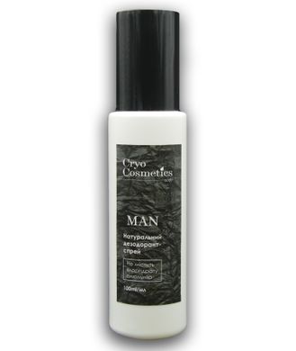 Дезодорант-спрей Man ефективний безпечний захист, 100 мл, Cryo Cosmetics