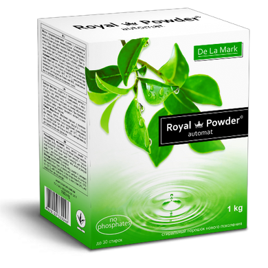 Концентрированный бесфосфатный стиральный порошок, 1кг, Royal Powder Universal