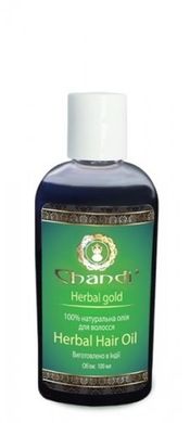 Микс из травяных масел для лечения волос, 200мл, Herbal Hair Oil, CHANDI