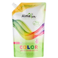 Концетрований органічний рідкий засіб для прання COLOR, 1,5 л (запасна упаковка), AlmaWin