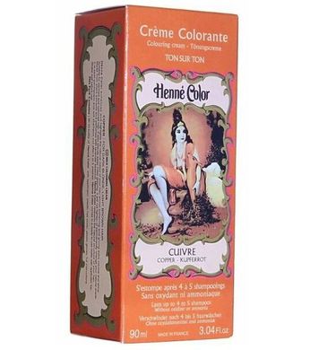 Крем-колорант Мідний, 90мл, Henne Color
