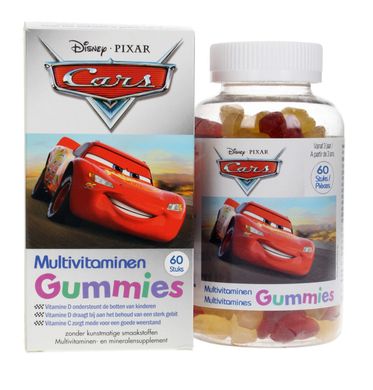 Мультивитамины Disney Тачки Cars, жевательные конфеты, 60 шт, Vision Provider, 60 шт