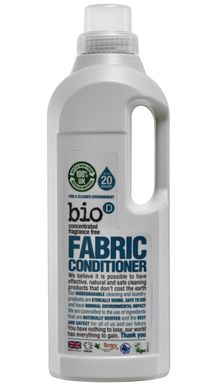Концентрированный кондиционер-смягчитель Fabric Conditioner Fragrance free, 1 л, Bio-D