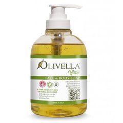 Рідке мило для обличчя і тіла на основі оливкової олії, 300 мл, Olivella