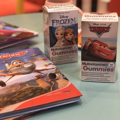 Мультивітаміни Disney Frozen Холодне серце, жувальні цукерки, 60 шт, Vision Provider, 60 шт