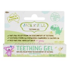 Обезболюючий гель для ясен Natural Teethin gel, 15 мл, Jack n' Jill