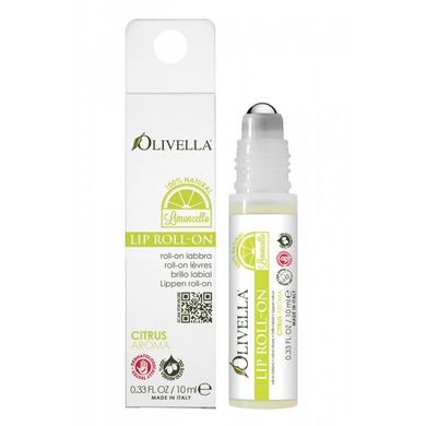 Бальзам-ролик для губ Лімончелло на основі оливкового масла, 10 мл, Olivella