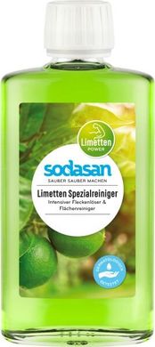 Органический очиститель-концентрат Lime для удаления сложных загрязнений 250 мл, Sodasan