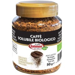 Органічна розчинна кава, 50 г, Salomoni