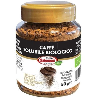 Органический растворимый кофе, 50 г, Salomoni