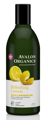 Гель для ванны и душа с глицерином Лимон, 355мл, Avalon Organics