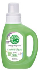 Гипоаллергенная жидкость для стирки Happy Elephant, 800 мл, Saraya