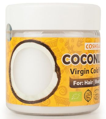 Кокосове масло холодного віджиму нерафіноване, 150мл, Cosheaco