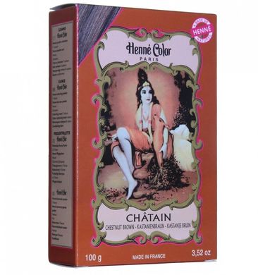 Хна-фарба Каштан, 100г, Henne Color