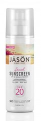 Натуральний сонцезахисний засіб широкого спектру для обличчя SPF 20, Jason Natural Cosmetics