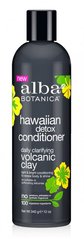 Щоденний очищающий детокс кондиціонер для волосся Гавайський - Вулканічна глина, 340 г, Alba Botanica